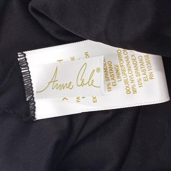 Anne Cole Marilyn Halter Neck Top and Shirred Band Hipster Sand Stripe‎ XS - Picture 15 of 16